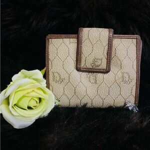 Christian Dior Vintage Snap Folding Wallet